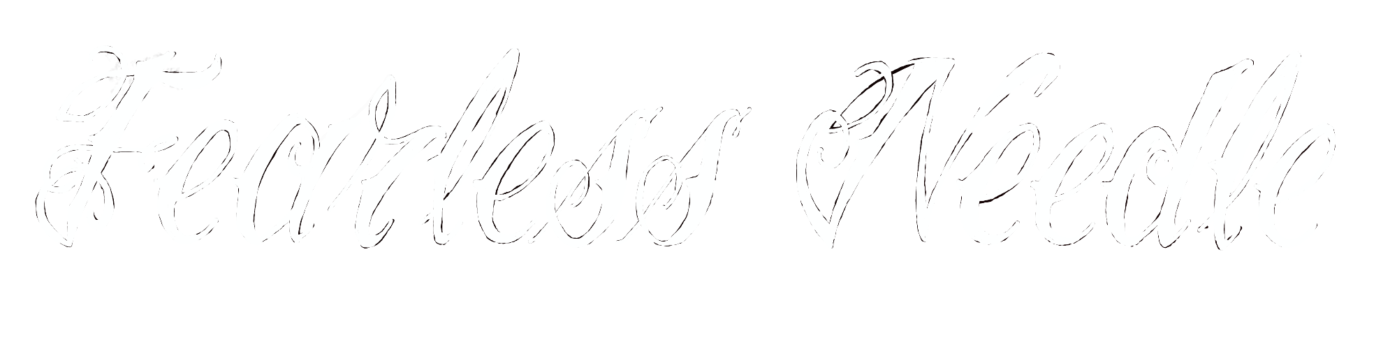 Fearless needle banner
